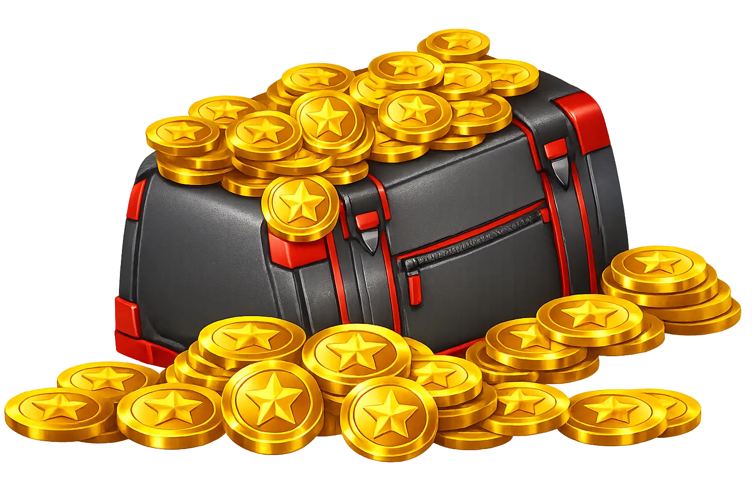 Bag of coins representing rewards